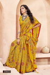 Sarvikaa By Vallabhi Moss Georgette Ethnic Print With Fancy Swarovski Work Saree Online Wholesale